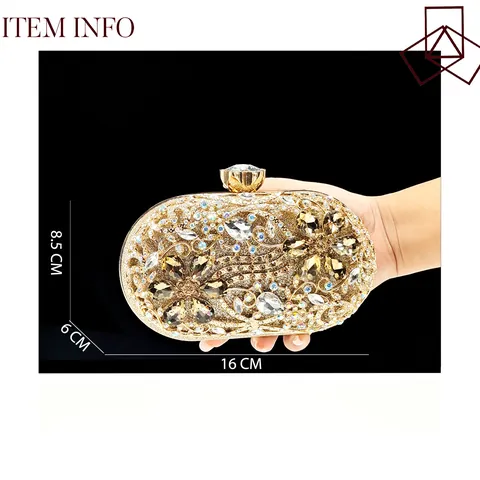 Sandalias Mule de Lujo para Mujer con Punta Estrecha y Strass con Bolso de Mano a Juego Brillantina Strass Conjunto de Zapatos de Tacón Alto y Bolso para Boda Fiesta Banquete
