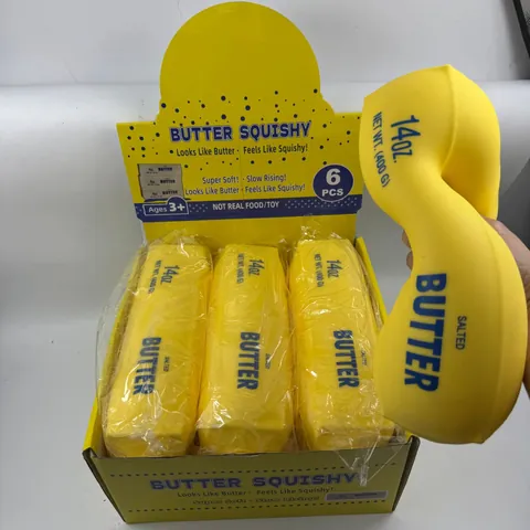 Butterriegel Squishy Langsam Steigendes Spielzeug Simuliertes Essen Weiches Quetschspielzeug Zum Stressabbau Büro Kinder Geschenk