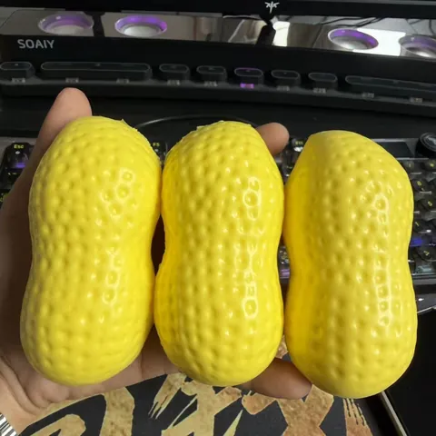 Simulation Peanut Butter Squishy Toy Slow Rebound Food Squeeze Stress Relief Toy For Office Home School Daily Use