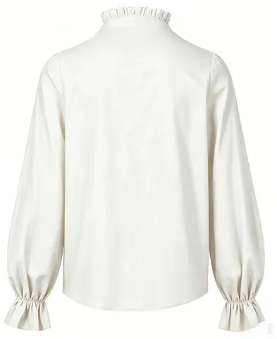 Herren Mittelalter Vintage Renaissance Hemd Rüschen Schnürung Kostüm Top Puffärmel Halloween Cosplay Aufführung Hemd