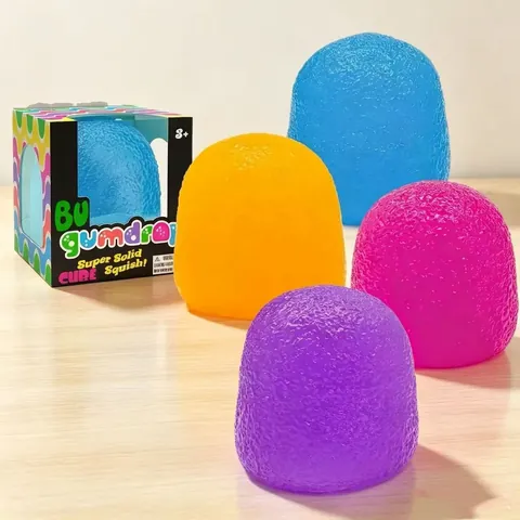 Jouet Squishy en Forme de Goutte d'Eau au Maltose Rebond Lent Anti-stress Texture de Sucre Jouet Sensoriel pour Adultes Bureau