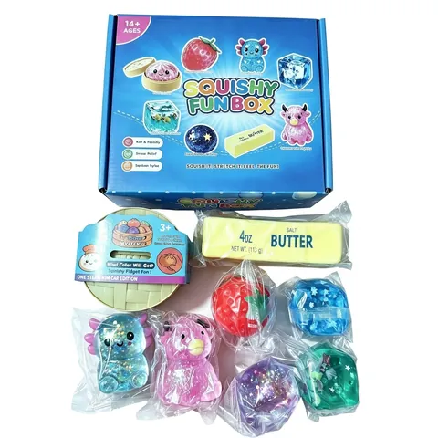 Fidget Squishy Advent Calendar Mystery Box Maltose Bun Decompression Toy Stress Relief Sensory Fun Gift For Kids Adults