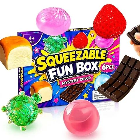Mystery Dumpling Squishy Toys Blind Box Set Silicone Stress Relief Sensory Fidget Toy Pack For Kids Adults Mystery Gift Box