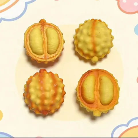 Realistic Food Fruit Simulation Bread Slow Rebound PU Squishy Stress Relief Squeeze Toy Soft Sensory Decompression Fidget Toy Gift For Kids Adults