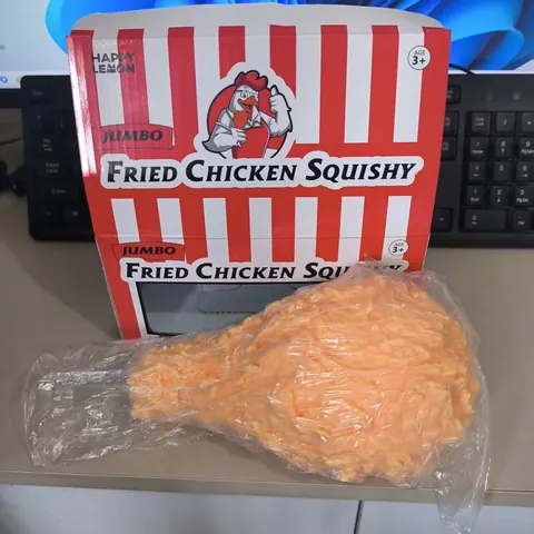 Juguete Squishy Gigante de Muslo de Pollo Frito Alivio del Estrés Simulación de Alimentos Relleno de Harina para Adultos