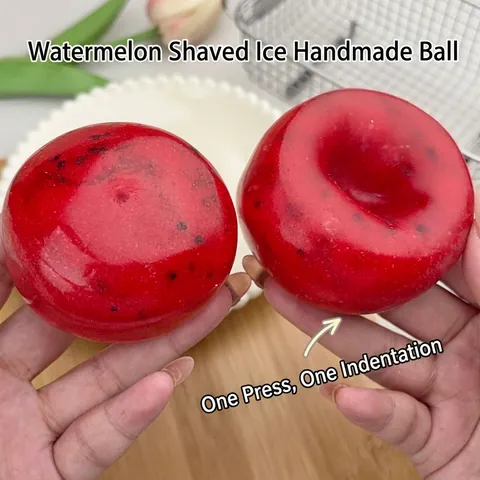 Watermeloen Slushie Squishy Speelgoed Rekbaar TPR Stressverlichting Sensorische Fidget Bal Voor Kinderen En Volwassenen Bureau Ornament