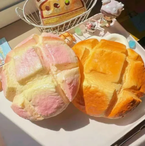 Simulation Brot Squishy Spielzeug Langsamer Rückprall Duftendes Brot Kuchen Simulation Essen Butter Stick Schokolade Stressabbau Sensorik Spielzeug