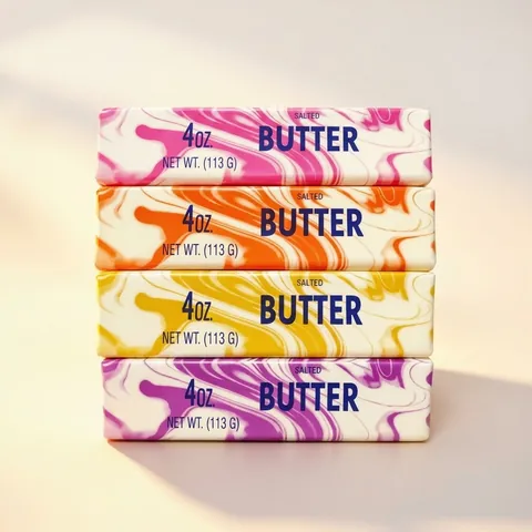Realistic Simulated Butter Stick Squishy Toy Slow Rebound Scented Stress Relief Fidget Toy For Adults Kids Halloween Party Favors