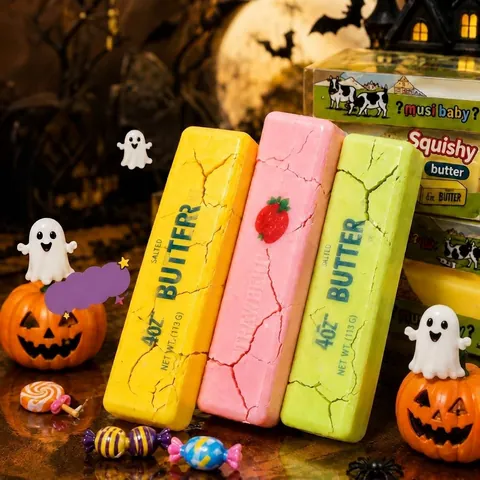 Simulation Butter Stick Squishy Spielzeug Langsam Erholendes PU Simulations-Essen Stressabbau-Spielzeug Für Kinder Erwachsene