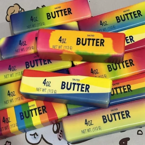 Langsamer Rückfederung Simulation Butterstick Squishy Spielzeug Stressabbau Quetschspielzeug Für Kinder Erwachsene