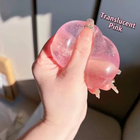 Handmade Round Decompression Squishy Toy Maltose Ball Slow Rebound Stress Relief Toy For Adults And Kids Soft TPR Material