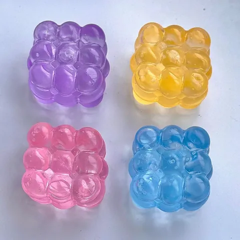Cube Shaped Squishy Toy Soft Maltose Texture Slow Rebound Stress Relief Cube For Kids Adults Daily Squeeze Fidget Toy