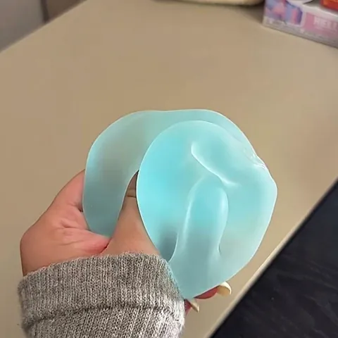 Ocean Blue Maltose Squishy Stress Relief Toy Slow Rebound Malleable Squeeze Toy For Adults Kids Decompression Fun Gift