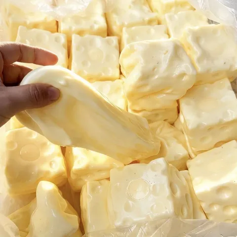 Simulation Cheese Chocolate Butter Stick Squishy Toy Stress Relief Squeeze Fidget Toy For Adults Kids Soft Decompression Toy
