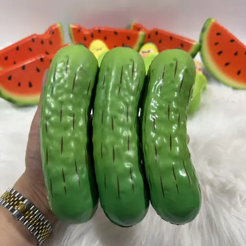 Simulation Fruit Vegetable Squishy Toy Slow Rebound PU Foam Stress Relief Toy For Adults Kids Gift Squeeze Toy Decoration