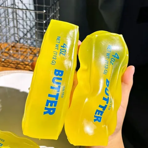 Giocattolo Antistress Squishy Simulazione Cibo Realistico Rimbalzo Lento Burro Banana Formaggio Patate Per Ufficio Casa