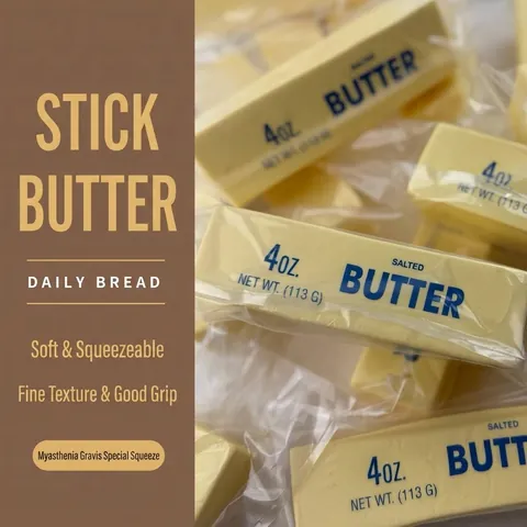 Simulation Butter Stick Squishy Toy Slow Rebound PU Foam Food Stress Relief Toy Decorative Props For Kids Adults Gift