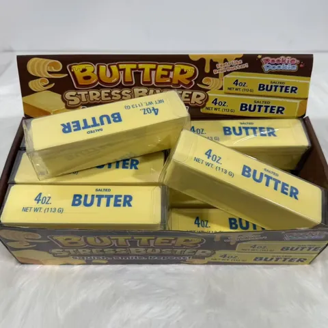 Simulation Butter Stick Chocolate Bar Squishy Toy Slow Rebound PU Food Scented Stress Relief Toy For Kids Adults Office