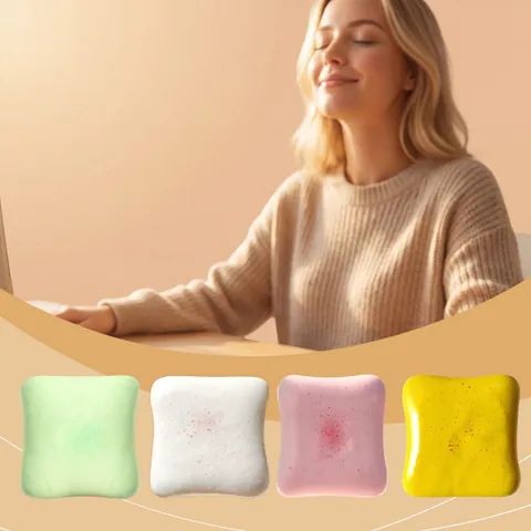 Funny Toast Squishy Toy Slow Rising Bread Shape Stress Relief Squeeze Toy Soft PU Material Desk Ornament For Office Relaxation