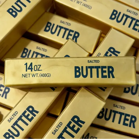 Simulation Gesalzene Butterstange Squishy Langsam Steigend Stressabbau Spielzeug PU Weiche Creme Duft Quetschspielzeug Für Kinder Erwachsene