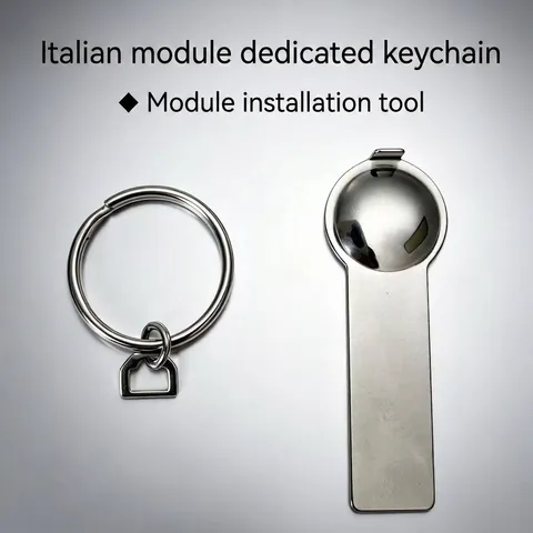Connettore per Portachiavi con Ciondolo Italiano in Acciaio Inossidabile Strumento di Collegamento Fai da Te per Bracciale