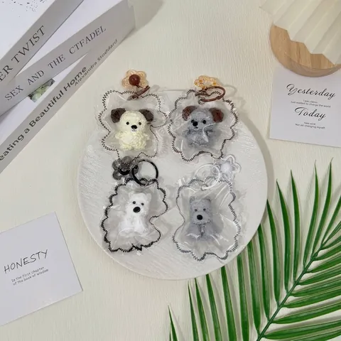 Realistic Mini Dog Squishy Food Grade Silicone Squeezable Westie Puppy Stress Relief Toy Cute Animal Desk Ornament