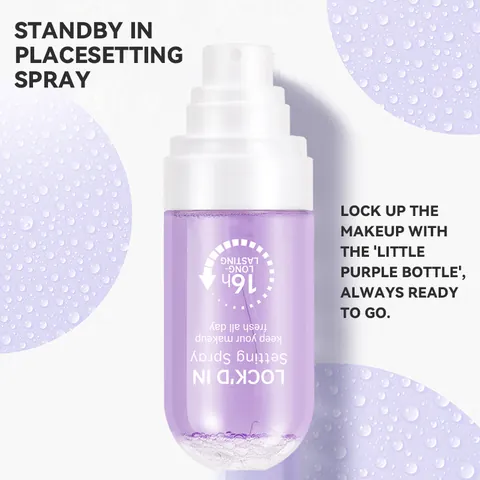 Long Lasting Makeup Setting Spray Matte Oil Control Moisturizing Face Finishing Mist Refreshing Hydrating Spray For Women Beauty