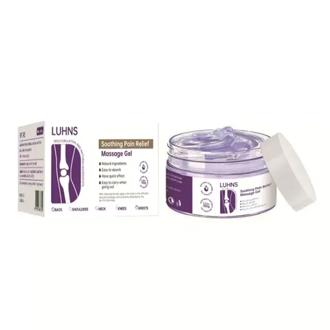 LUHNS Soothing Body Massage Gel For Joint And Muscle Comfort Fast Absorbing Herbal Extract Formula For Shoulder Knee Relief