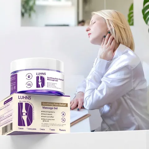 LUHNS Soothing Body Massage Gel For Joint And Muscle Comfort Fast Absorbing Herbal Extract Formula For Shoulder Knee Relief