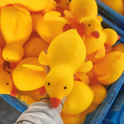 Pato Amarillo Gigante Squishy Juguete Antiestrés Rebote Lento Relleno de Harina Juguete para Apretar para Niños Adultos Oficina