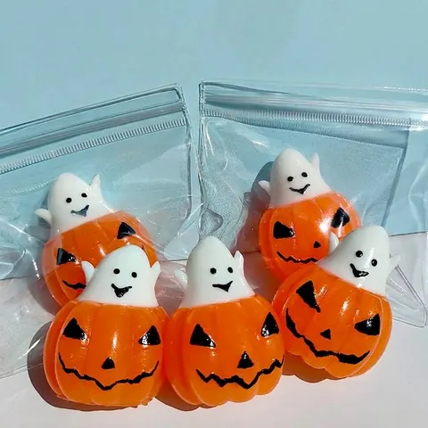 Halloween Squishy Spielzeug Kürbis Geist Spinne Stressabbau Quetsch Dekompression Weichspielzeug Für Party Kinder Lustiges Geschenk