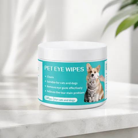 Haustier Reinigungstücher Für Augen Ohren Zähne Tränenfleckentferner Sanfte Vliesstoff Pads Für Katzen Und Hunde