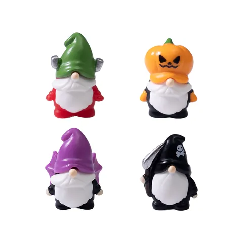 Lindas Figuras de Gnomos de Halloween de Resina Mini Estilos de Murciélago Calabaza Momia Decoraciones de Micro Paisaje DIY Ornamentos de Mesa de Fiesta de Festival