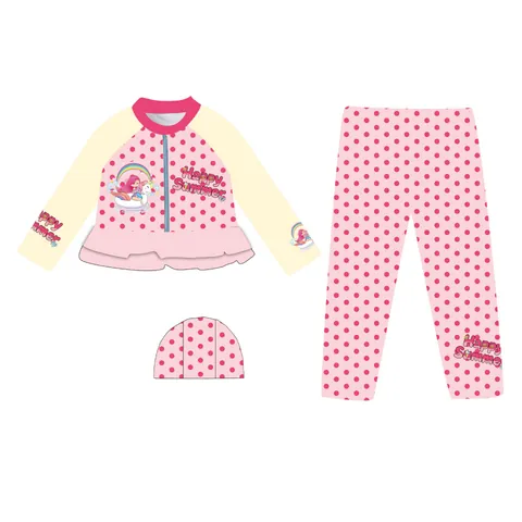 Mädchen Langarm Badebekleidung Oberteil Und Rock Kinder Rash Guard Cartoon Meerjungfrau Einhorn Druck Sonnenschutz Badeanzug