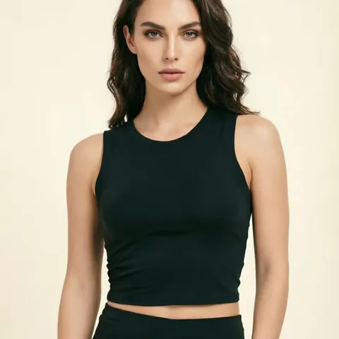 Women Seamless Sport Bra With Built In Pad Shockproof Quick Dry Yoga Tank Top Nylon Spandex Breathable Workout Vest Top