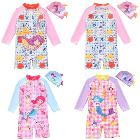 Jungen Langarm Rash Guard Bademode Oberteil Und Hose Sonnenschutz Schnelltrocknend Badeanzug Cartoon Astronaut Hai Surfanzug Kinder