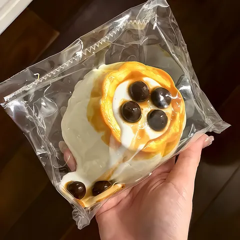 Realistisch Parel Pudding Knijpspeelgoed Voedselveilig Siliconen Zacht Stressverlichting Decompressie Speelgoed Voor Kinderen Volwassenen Cadeau