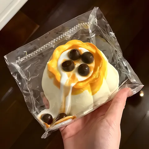 Realistisch Parel Pudding Knijpspeelgoed Voedselveilig Siliconen Zacht Stressverlichting Decompressie Speelgoed Voor Kinderen Volwassenen Cadeau