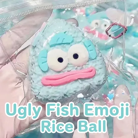 Onigiri Jaune d'Œuf Squishy Jouet Anti-stress Silicone Alimentaire Remplissage d'Eau Texture Crémeuse Jouet à Presser Cadeau