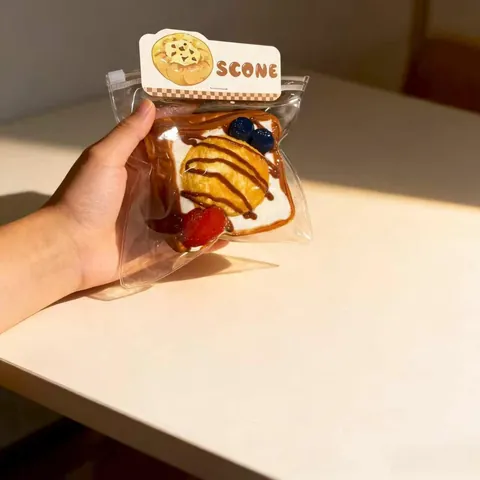 Realistische Ijs Fruit Toast Squishy Stressverlichting Speelgoed Zachte Siliconen Sensorische Fidget Voedsel Model Voor Volwassenen
