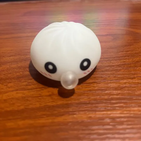 Giocattolo Squishy a Forma di Xiao Long Bao Cartone Animato Sputo di Bolle Antistress Decompressione Giocattolo Sensoriale per Ufficio Adulti