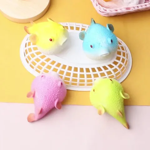 Simulation Kugelfisch Squishy Spielzeug Mit Mehl Gefüllt Squeeze Ball Stressabbau Sensorisches Spielzeug Für Kinder Erwachsene