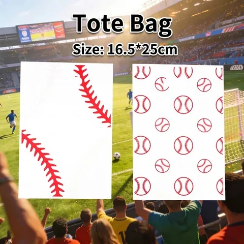 Sacs-Cadeaux en Plastique Thème Baseball Sport Anniversaire Fête Enfants Activité Sacs de Rangement Emballage avec Poignée Découpée