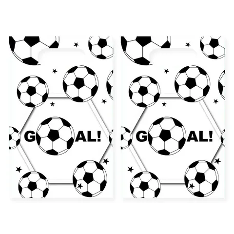 Bolsas de Fiesta de Fútbol Bolsas de Regalos para Niños Cumpleaños Tema de la Copa del Mundo Deportes Recuerdos de Fiesta Bolsas de Embalaje de Regalos