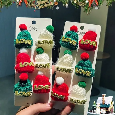 Mini Gorros de Navidad de Punto Rojos Blancos Verdes con Pompones Decoración para Piruletas Gorros de Dedo para Manualidades de Fiesta