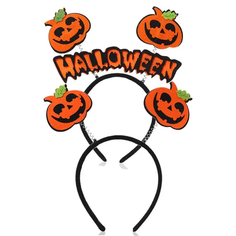 Halloween Kürbis Stirnband Für Kinder Party Dekoration Vliesstoff Cartoon Kopfschmuck Festival Performance Requisiten