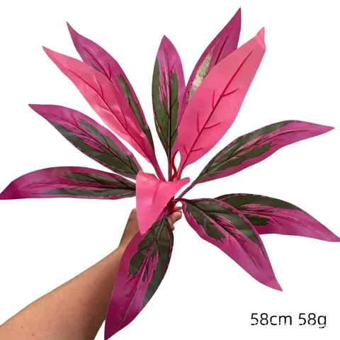 Hojas de Planta Artificial Dracaena Simulación Madera Brasileña para Paisajismo Interior Decoración Floral de Entrada