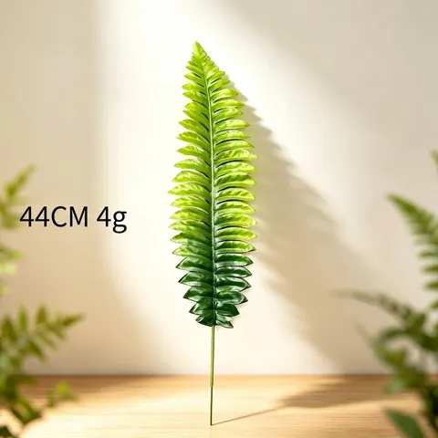 Feuille de Fougère Persane Artificielle Réaliste Branche de Verdure en Plastique Tissu de Soie Pour Mariage Photographie Maison