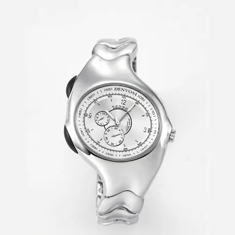 Montre à Quartz Métal Liquide Tordu DENVOSI Y2K Unisex Montre-Bracelet Analogique Rétro Style Ins Alliage