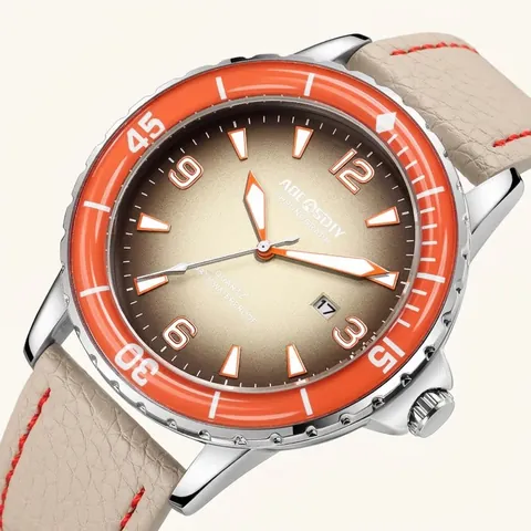 Heren Sport Vrije Tijd Quartz Horloge Lichtgevende Wijzers Kalender Legering Kast Echt Leren Band Waterbestendig Mode Horloge